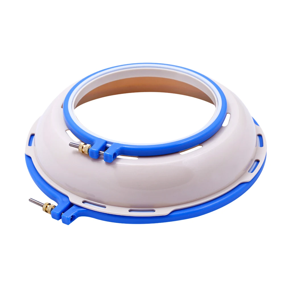 

Embroidery Hoops Round Cross Stitch Accessories Durable Plastic Adjustable Screw Ideal Embroidery Craft Gift Sewing Tool