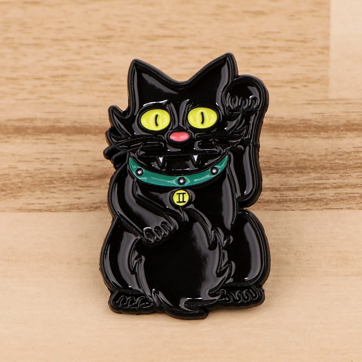 Cartoon Black Cat Badges on Backpack Enamel Pin Brooches for Women Men Lapel Pins Funny Jewelry Cosplay Accessories Toys Gift