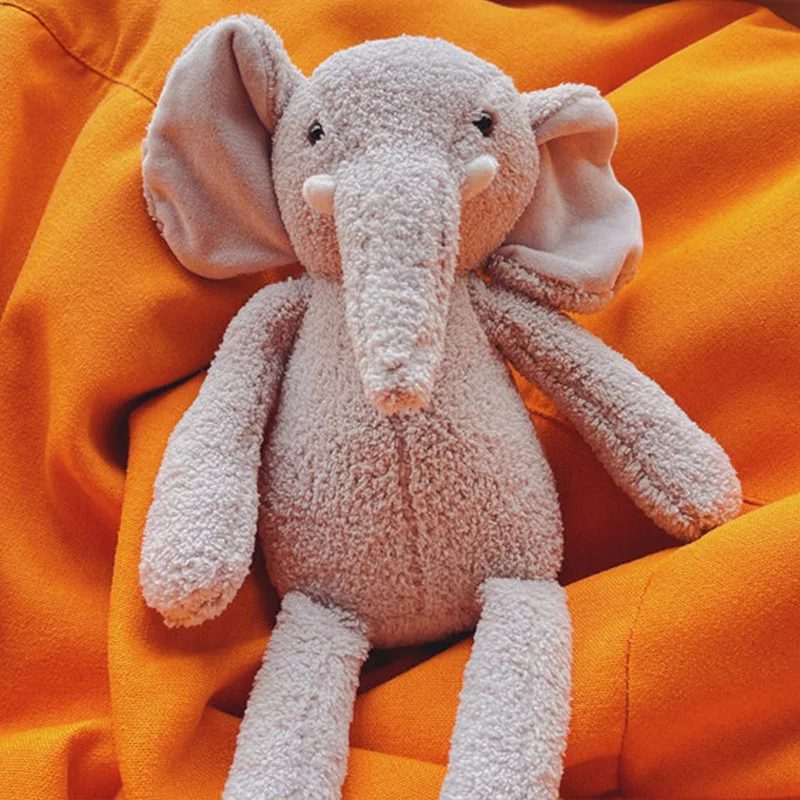 Kawaii Animal Panda Elephant Duck Rabbit Frog Plush Toy Cute Pillow Plush Toy Children's Holiday Gifts Home Decoration 40cm