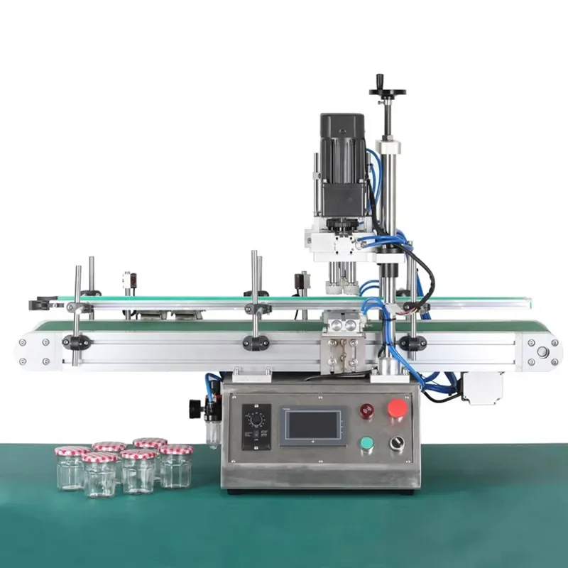 for WTONG Automatic Pneumatic Duckbill Capping Machine for Plastic Glass Tinplate Bottles Mineral Water Beverage Can Lock Cap