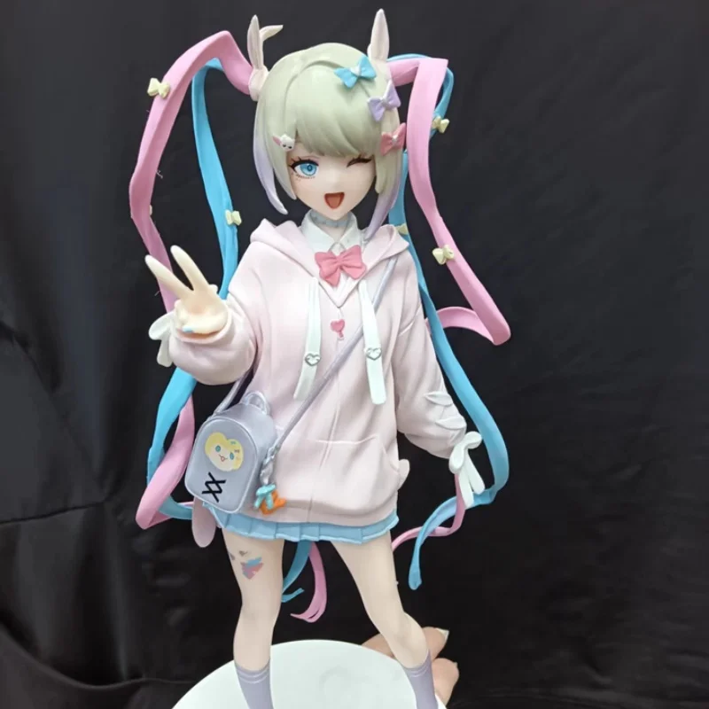 Needy Girl Overdose Rain Ultra Super น่ารัก Angel-Chan Virtual Streamer รูปอะนิเมะชุดเครื่องประดับของขวัญของเล่นสะสมรูป