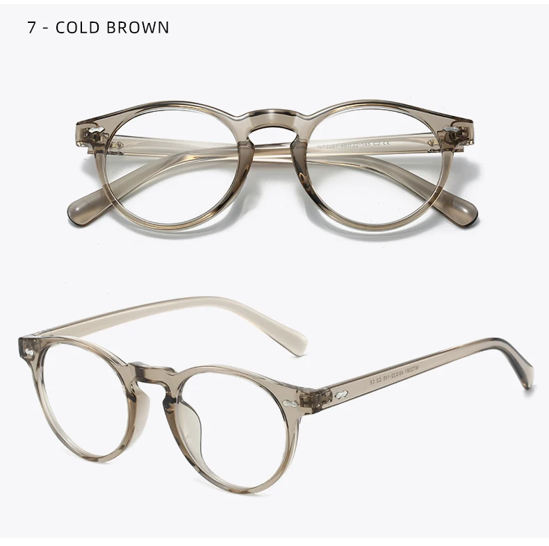 Retro-Klassiker im neuen Stil TR90-Brille mit rundem Rahmen – Must-Have-Streetwear-Accessoire für trendige Männer und Frauen – Detail 15
