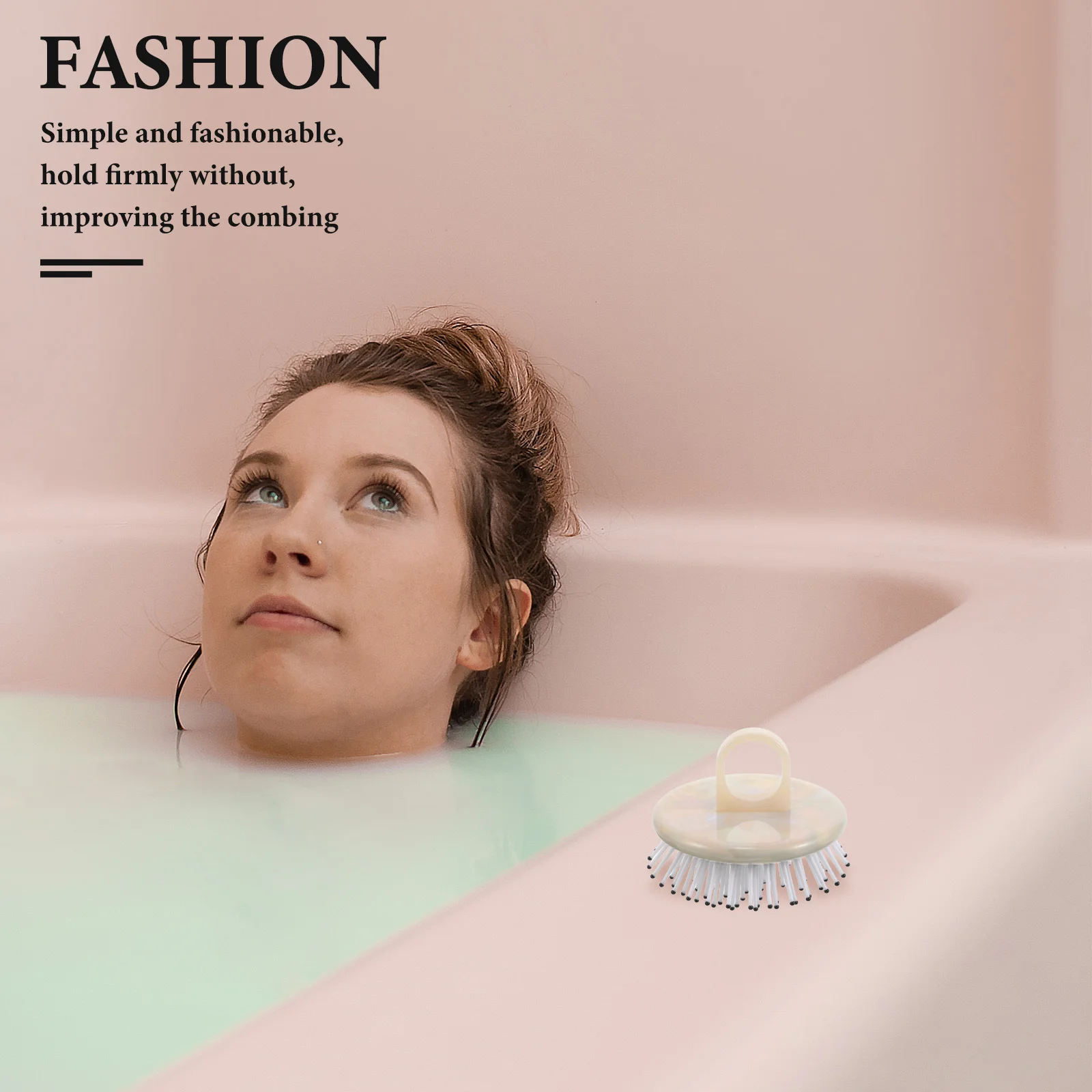 

Massage Comb Acetate Texture Ring Grip Scalp Massager Hair Care Scalp Soother Comb for Men Women Daily Grooming