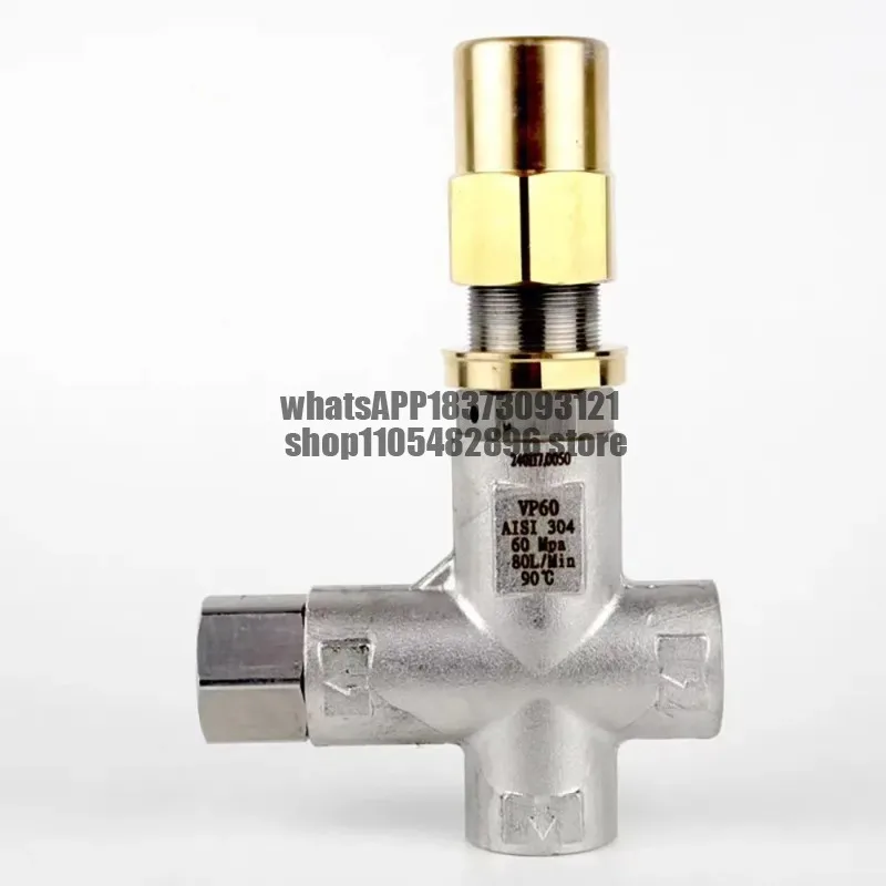 500-600bar Pressure Washer Adjustable high pressure washer parts regulator bypass pressure washer unloader valve VHP60