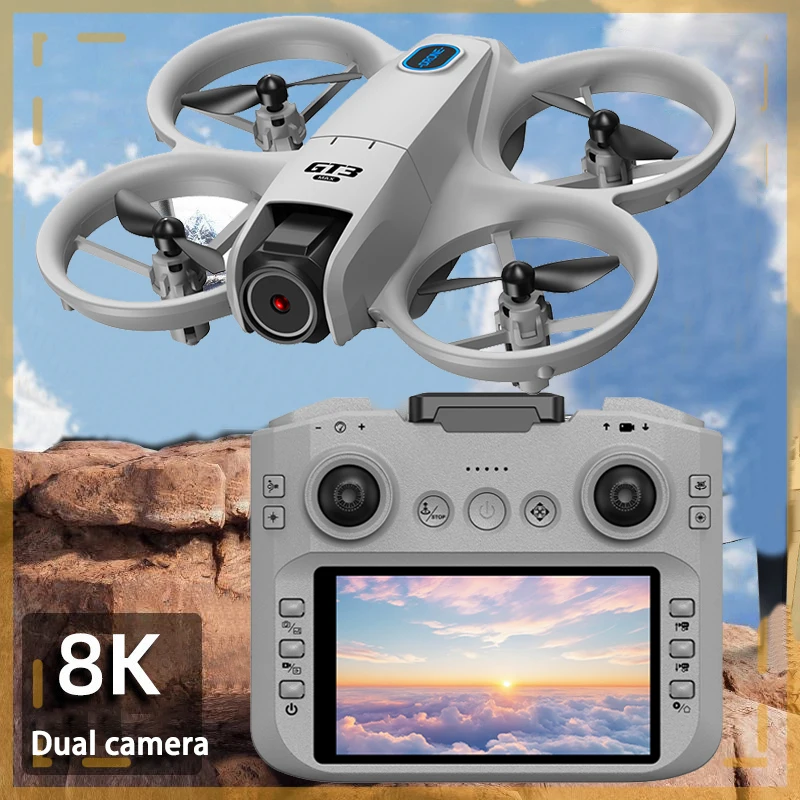 

GT3 Max RC Drone 8K 5G 2.4G GPS Professional HD Aerial Photography Remote Control Aircraft HD Dual Cameras Quadcopter Toys Gift