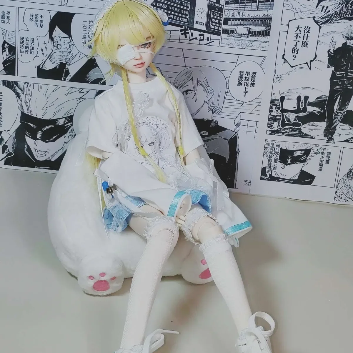 BJD doll clothes set suitable for 1/4 1/6 size cute doll clothes set subculture set doll accessories