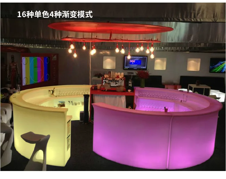 Luminous Bar Table And Chair Commercial Sake Bar Restaurant Mobile Outdoor Balcony Party Barmaners