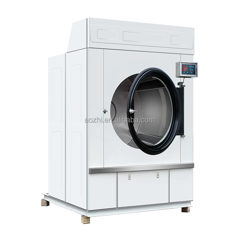 Industrial Stainless Steel Drum Dryer with 20kw Power 50kg Capacity Automatic Drying Machine for Hotels and Large Laundries Pro