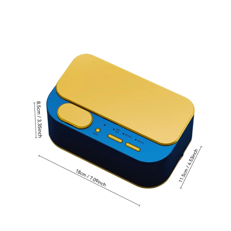 48Khz Cleaning Machine Ultrasonic Cleaner Double Bin Vibration Full Cleaning Jewelry Household Watch strap cleaning