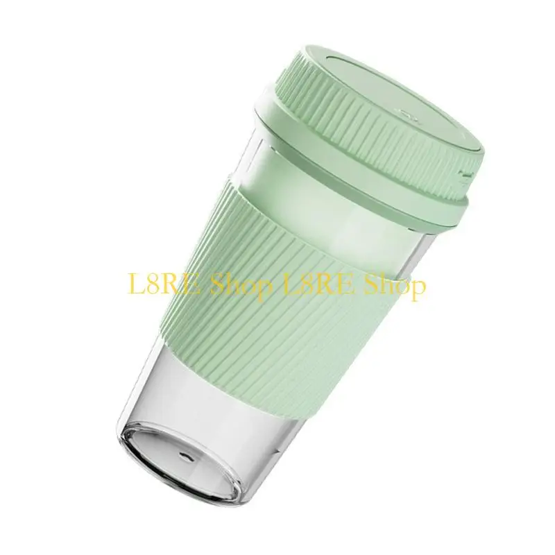 L8RE Travel Friendly Rechargeable Cordless Juicer Cup Portable 300ml Capacity Juice Maker High Efficiency Motor