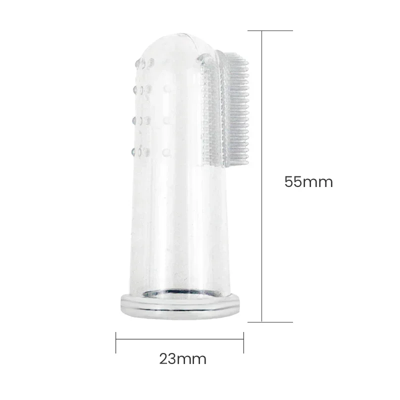 10/20pcs Super Soft Silicone Pet Finger Toothbrush For Dogs Cats Tartar Plaque Bad Breath Removal Oral Teeth Care Cleaning Tool