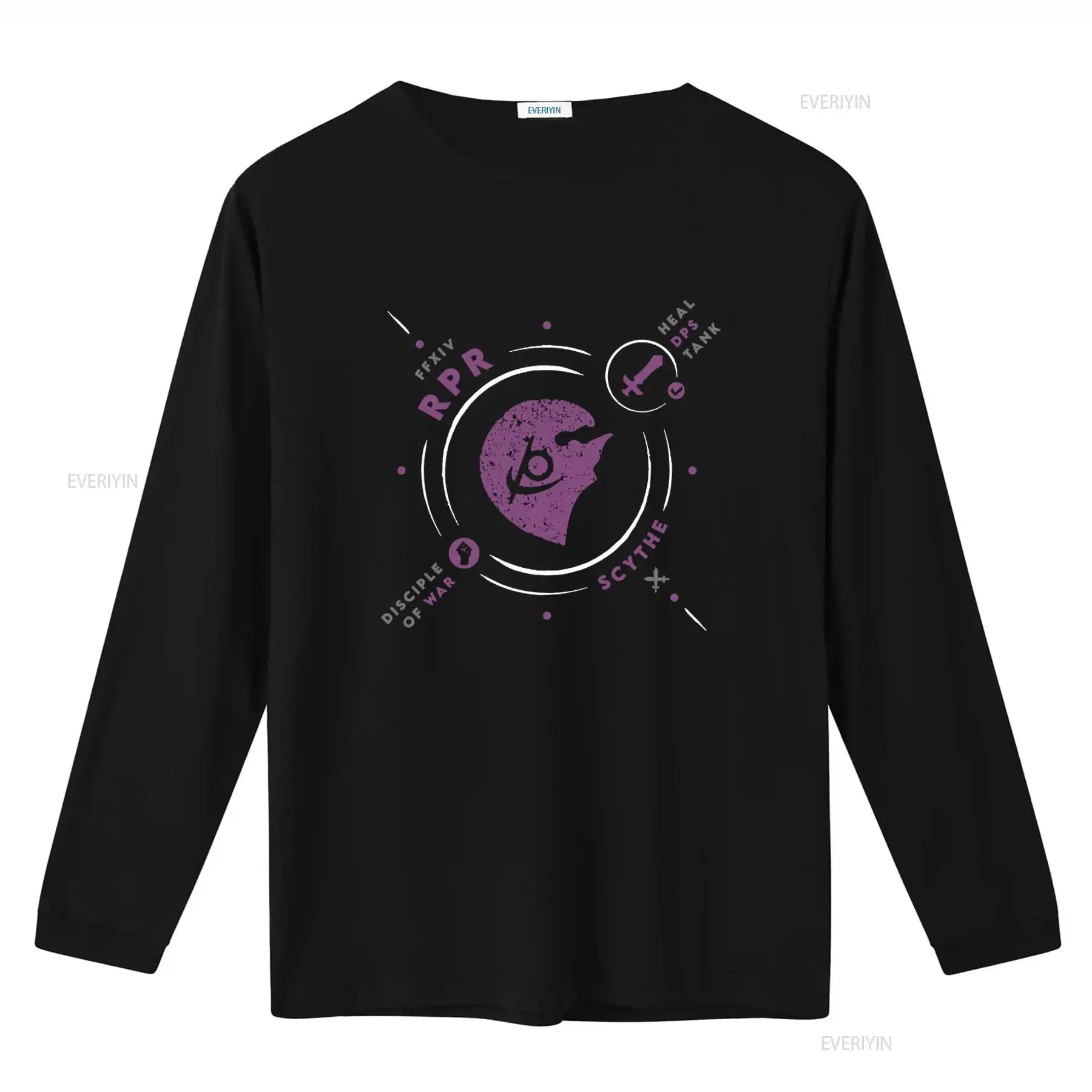 FFXIV Inspired RPR Reaper DPS Job Gamer T Shirt Perfect for MMO Fans vintage Washed Slightly designer clothes Versatile