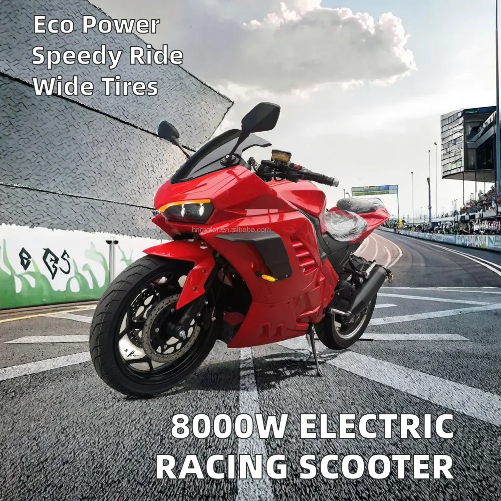 SAIGE HY 8000W Racing Electric Motorcycles for Adults Fastest 72v Road Fat Tire Alternative Gas Budget-Friendly Option