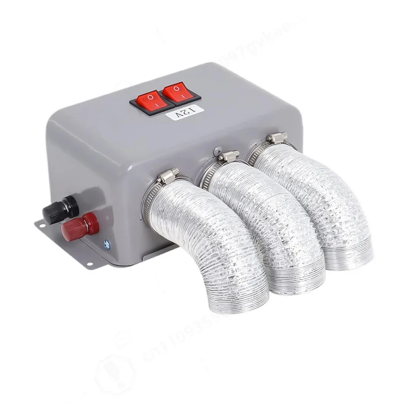 12V 24V Car Heater Vehicle Mounted Warm Air Blower, High Power Fast Heating Defroster for Truck Automobile Winter Warming