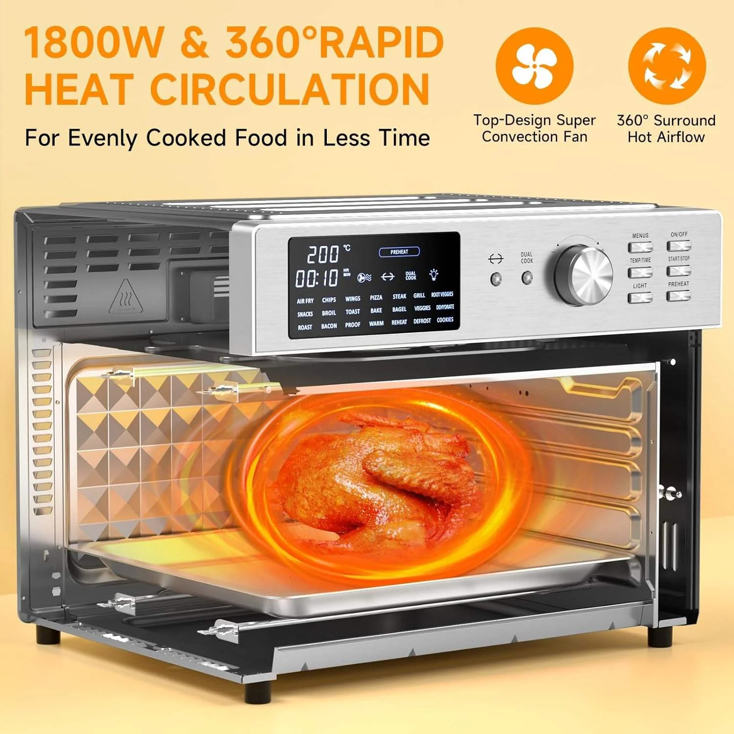 Horno freidora de aire para po - Air Fryer reseña y precio