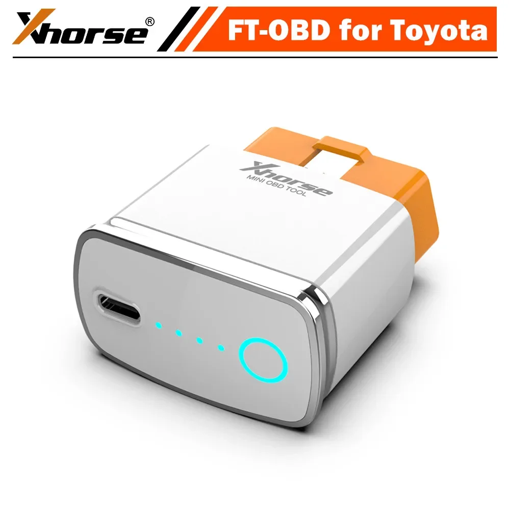 Xhorse XDMOT0GL MINI OBD Tool FT-OBD(MINI-OBD) XDMOT0GL for Toyota Smart Key Support Add Key and All Key Lost OBD Programming