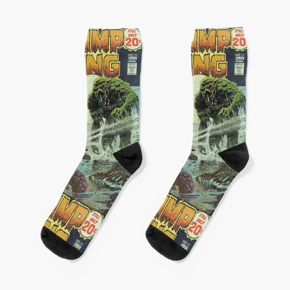 SWAMP THING - SCAN OF ORIGINAL COMIC BOOK COVER 1974 Socks Men Fashion