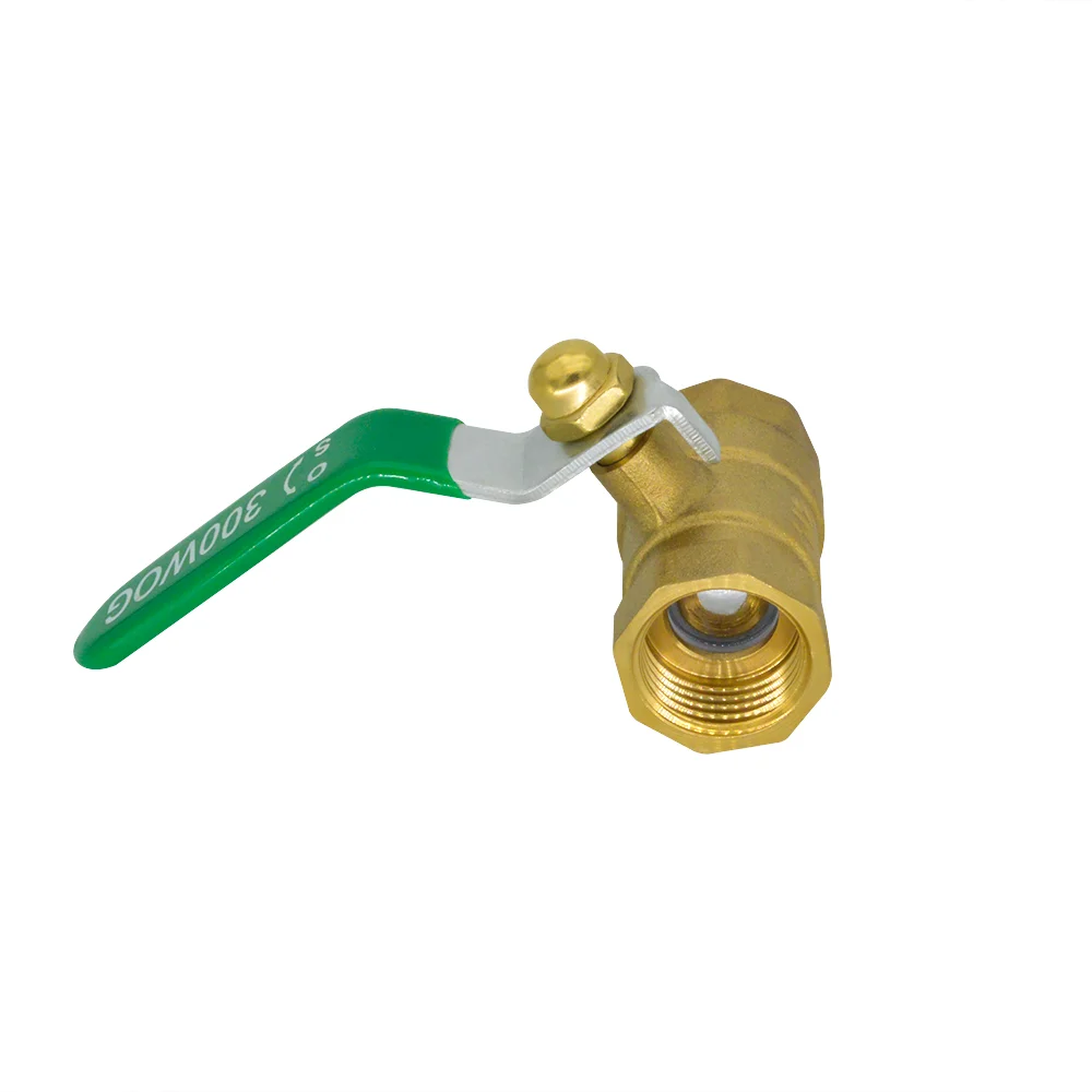 YQBS النحاس هوائي اغلاق الكرة صمام 1/4 "3/8" 1/2 "3/4" أنثى ذكر الموضوع اتجاهين وصلة أنابيب موصل مقرنة محول #3