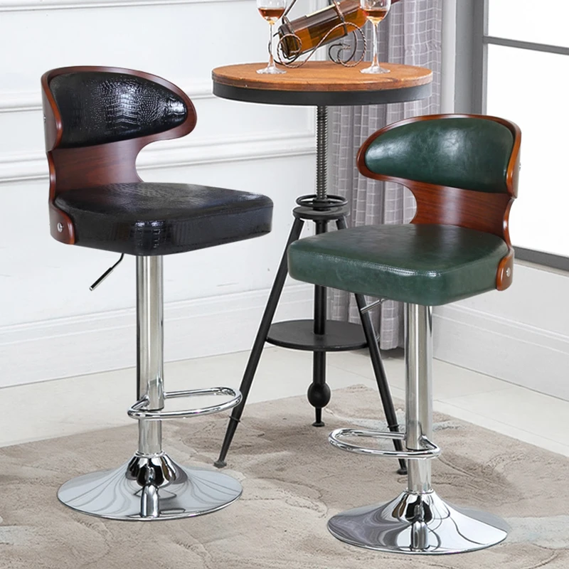 Reception Office Bar Stool Accent Dining Adjustable Throne Bar Chair Kitchen Tall Wishbone Banqueta Garden Sets Furniture