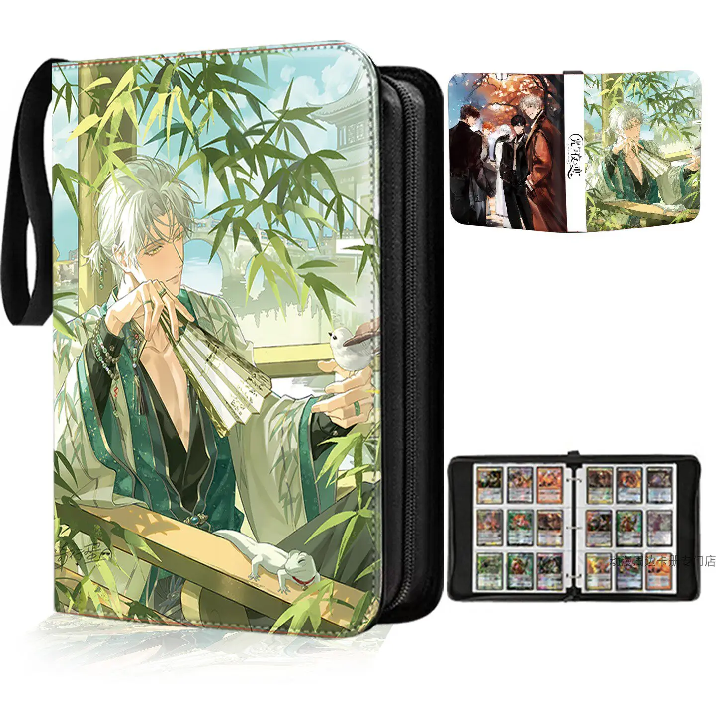 Light and Night Osborn Evan Sariel Jesse Charlie Cosplay Loose-leaf Zipper Card Book Cartoon 9-grid Layout Album ornament gift
