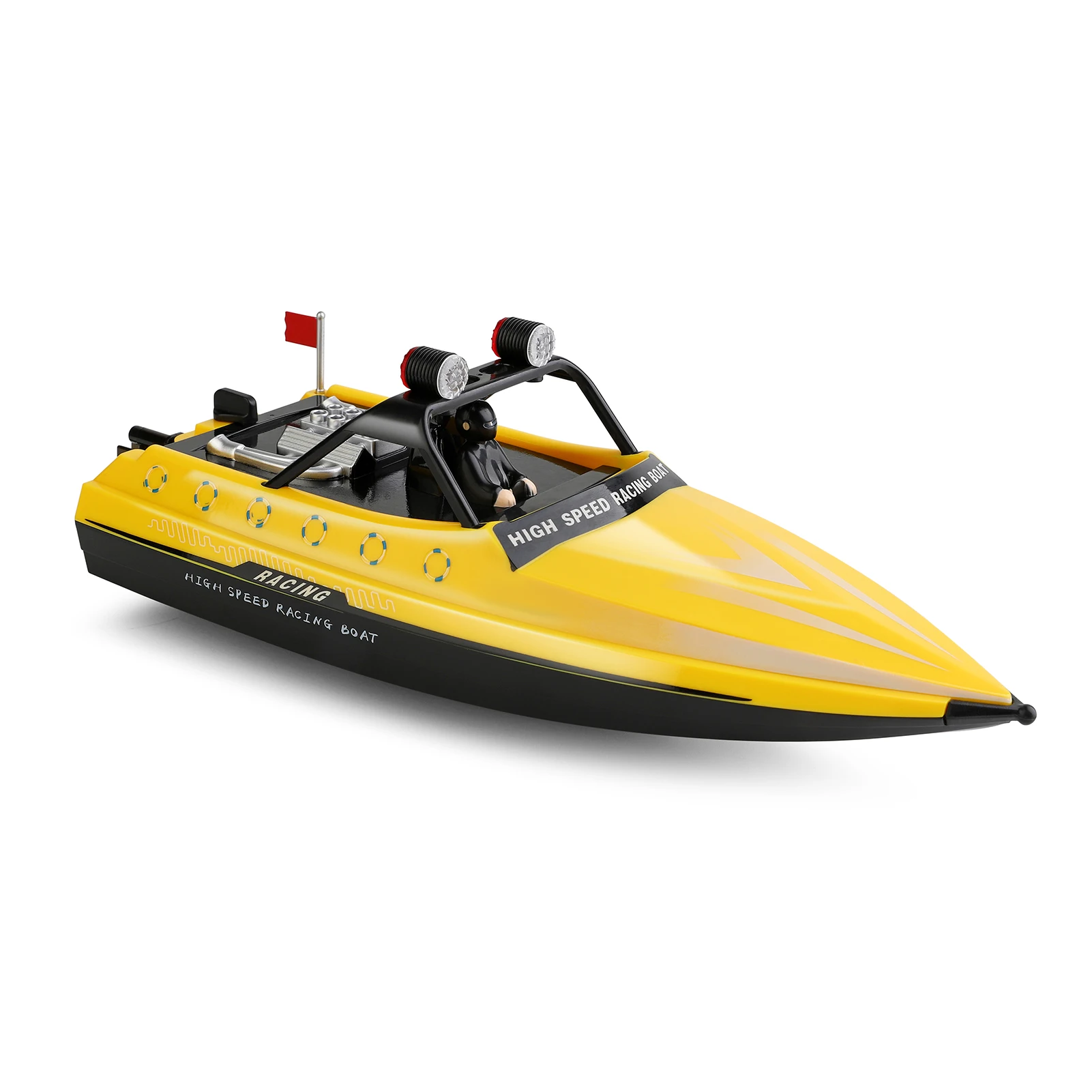 قسط قارب التحكم عن بعد 2.4 جيجا هرتز قوارب التحكم عن بعد RC قارب نفاث 16 km/ساعة RC قارب هدية للأطفال البالغين الأولاد حقيبة التخزين حزمة
