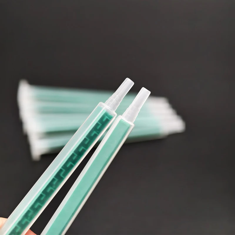 100pcs Static Mixer Nozzles Epoxy Resin Glue Syringe Accessories F624L for AB Glue Gun Two Component Liquid Mixer, Mixing Tube