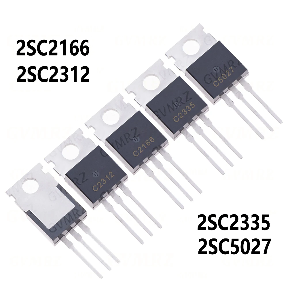 10pcs 2SC5027 2SC2335 2SC2166 2SC2312 C5027 C2335 C2166 C2312 TO-220