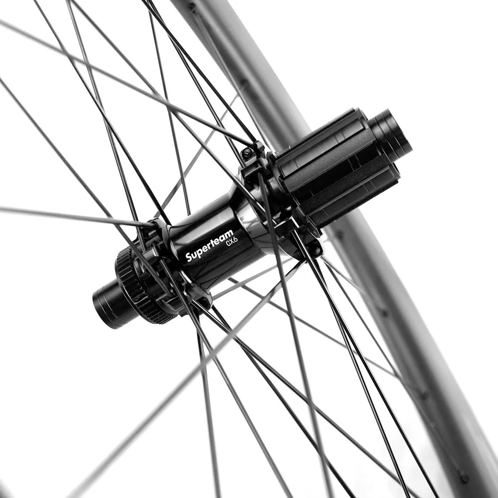 700C 60MM+88MM Disc Brake Carbon Wheelset Superteam Tubeless Carbon Wheels Cycling Wheels