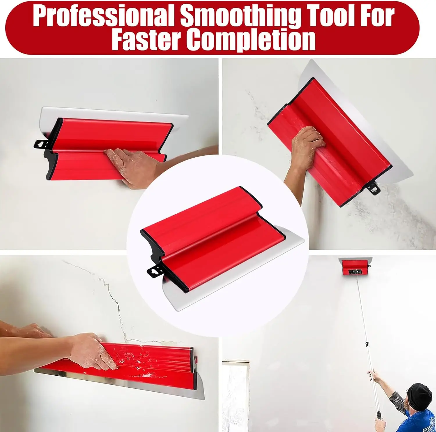 25/40CM Drywall Smoothing Spatula Skimming Flexible Blade Painting Finishing Skimming Blades Building Tool Wall Plastering Tools