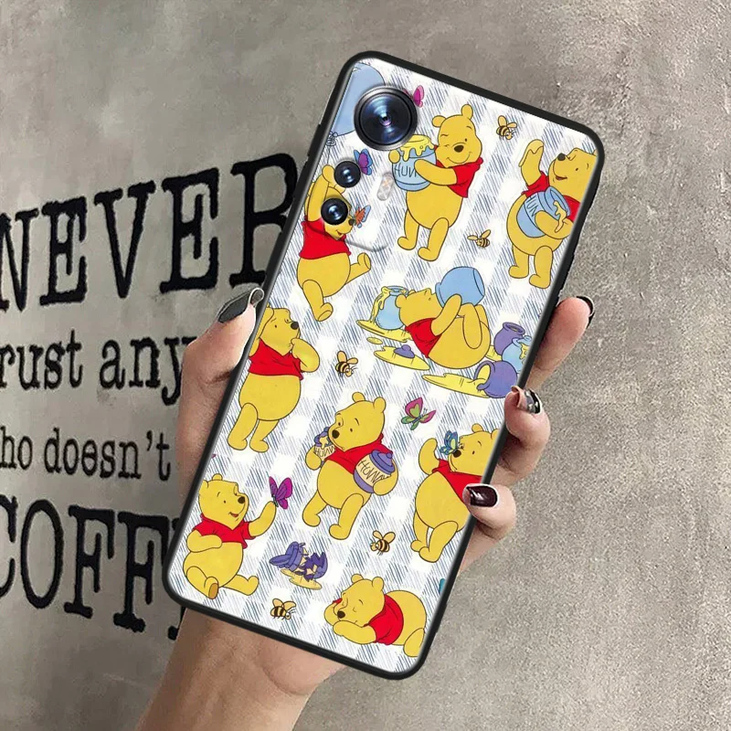 The Many Adventures Of Winnie The Pooh Black Phone Case For Xiaomi Mi 11T (11T Pro) 11 12 13 14 X S T Lite Pro 5G Funda Cover