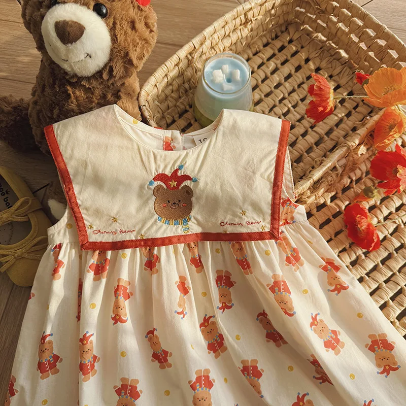 Children summer dress new style essential baby girl clothes thin kids dress girls toddler dress