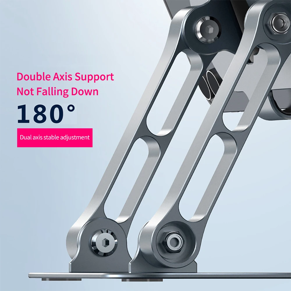ขาตั้งโทรศัพท์มือถือแบบพับได้ทำจากอลูมิเนียมอัลลอยสำหรับ iPad แท็บเล็ตที่ยึดโทรศัพท์มือถือขาตั้งสำหรับวางสมาร์ทโฟน