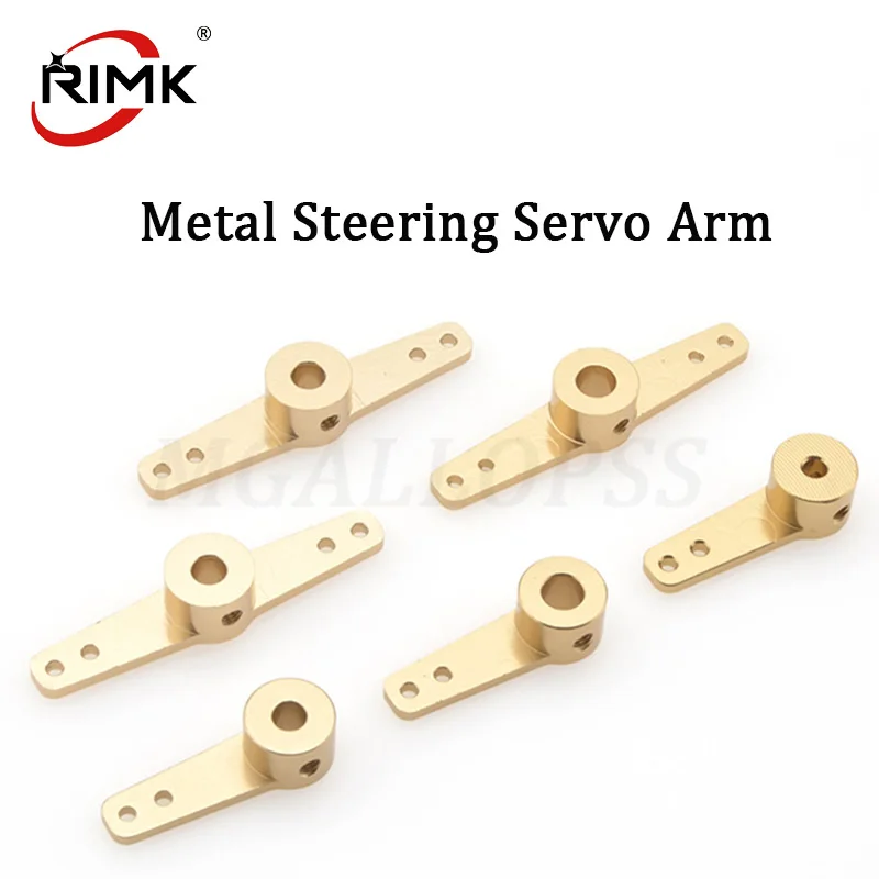 1PC RC Car  Boat Metal Steering (Servo 、Horn）Single/Dual Arm 3.1mm 4.1mm 5.1mm For Rc Car/Boat Futaba HSP HPI Wltoys Himoto Axia