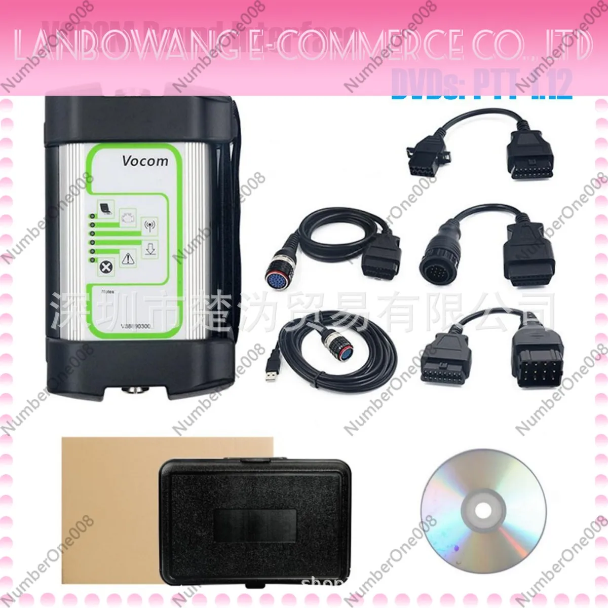 Heavy Duty Truck Diagnostic Tool OBD2 Scanner for Volvo for Renault for UD Mack Diesel Engine Communication Adapter
