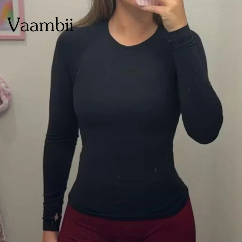 

Dry Fit Quick Dry Running Workout Pilates Blouse Defy Long Sleeve Top Women's Gym Clothes Fitness Yoga Sport Shirt
