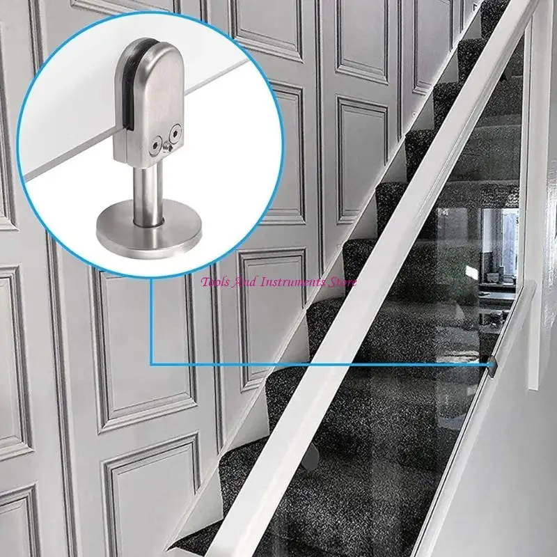 Farpioni vetro a prova ruggine da 2 pacchi Hardware montaggio in acciaio inossidabile Utilizzare C7AC