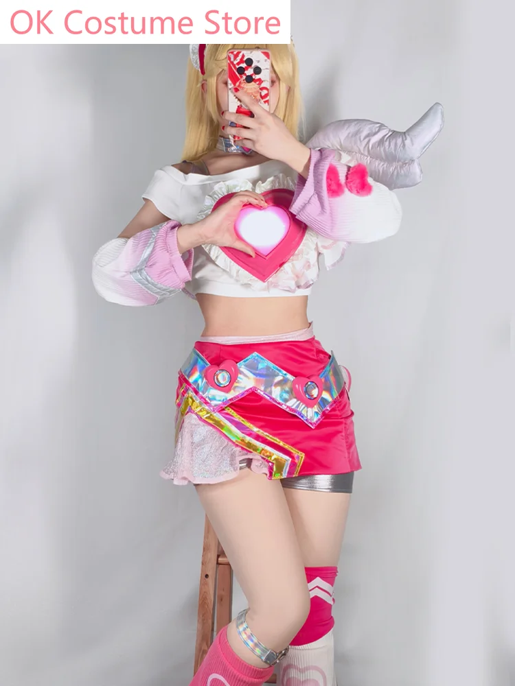 

Lol Valentine’s Day Lux Women Cosplay Costume Cos Game Anime Party Uniform Hallowen Play Role Clothes Clothing