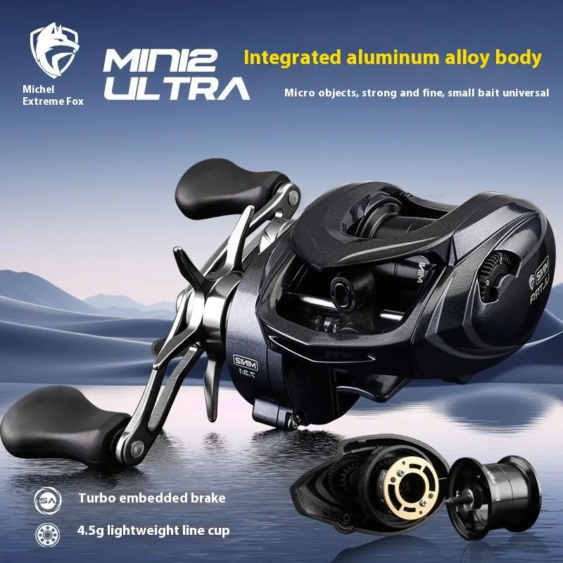 

Michelle Extreme Fox MINI2 Ultra Micro Luya Water Drop Wheel Anti-fried Line Ultra Light Fish Wheel