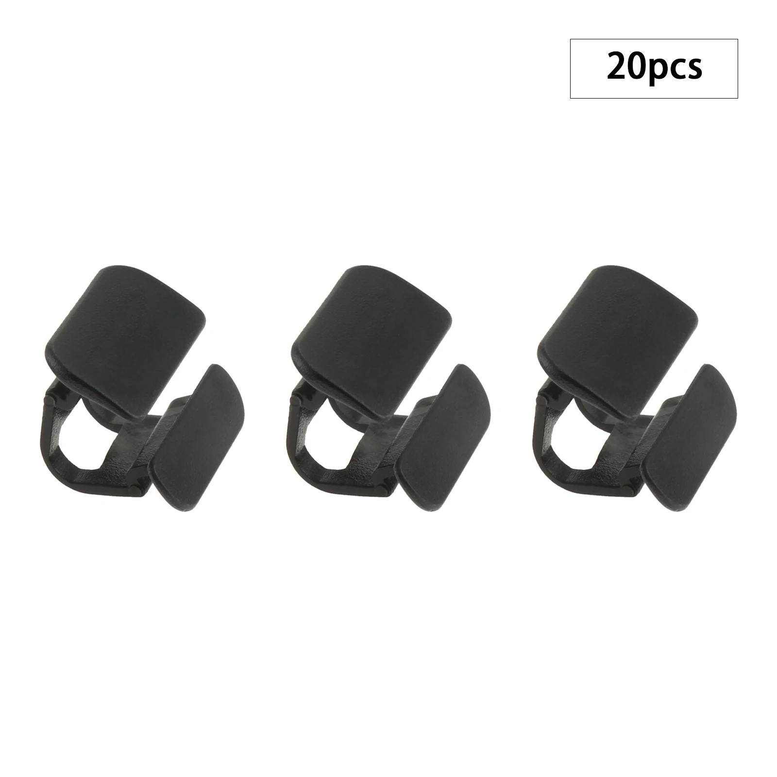 20pcs Auto Nylon Hood Insulation Retainer Clips 9182822 Vehicle Front Left Right Fasteners for Volvo Car Fixed Clips Black