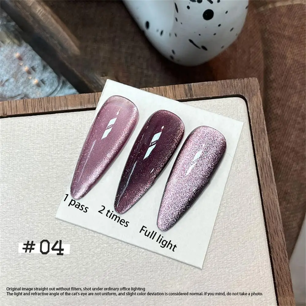 Fashion Manicure Long Lasting Nail Polish Mirror Effect Amazing Nail Polish Crystal White Nails High Quality Cat Eye Nail Polish