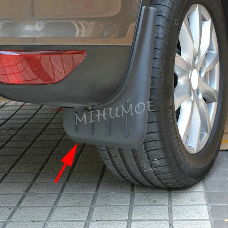 

For Porsche Cayenne 2011~2018 Mud Flaps Mudguard Fenders Anti-splash Guards Front & Rear Wheels Accessories