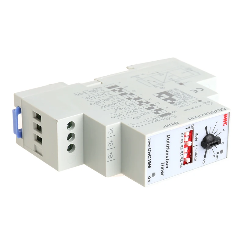 1Pc for DC 24-240V DHC19-M Multifunction Timer for Time