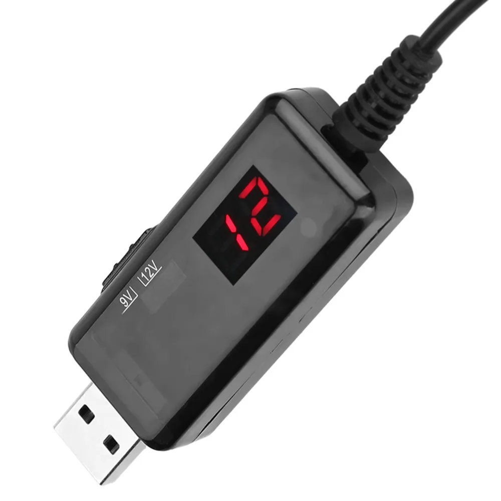 Input DC5V DC Boost Converter Output 9V 12V USB To DC 5.5mm 3.5mm Step Up Adapter Step Up Design Adjustable Voltage