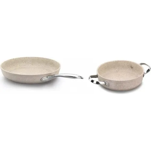 Korkmaz Granita 24 cm Frying Pan and 20 cm Sahan Set