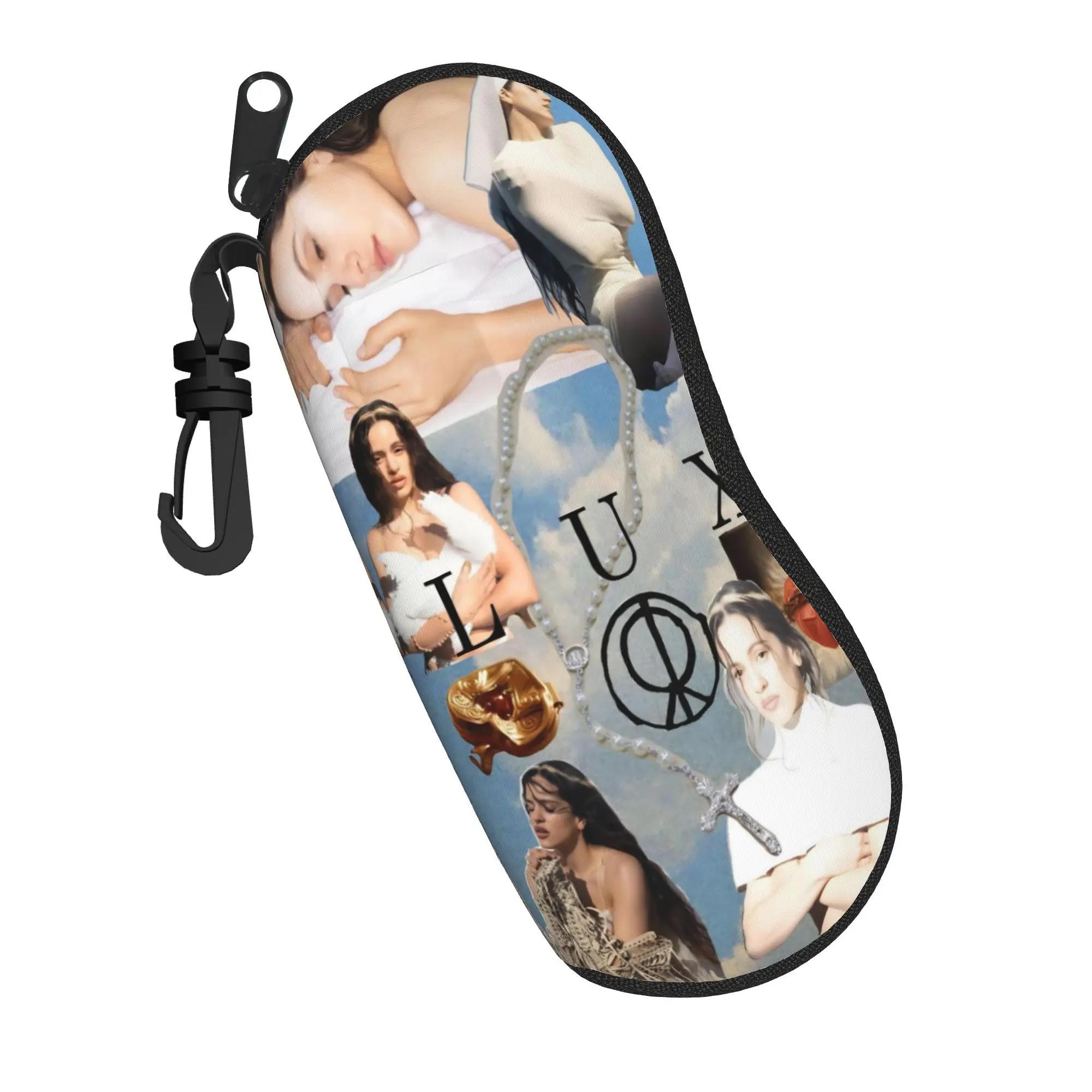 Kawaii Cartoon Glasses Case Rosalia LUX Tour 2026 Merch  Accessories  Sunglasses Protector Ins Style Eye Contacts Case