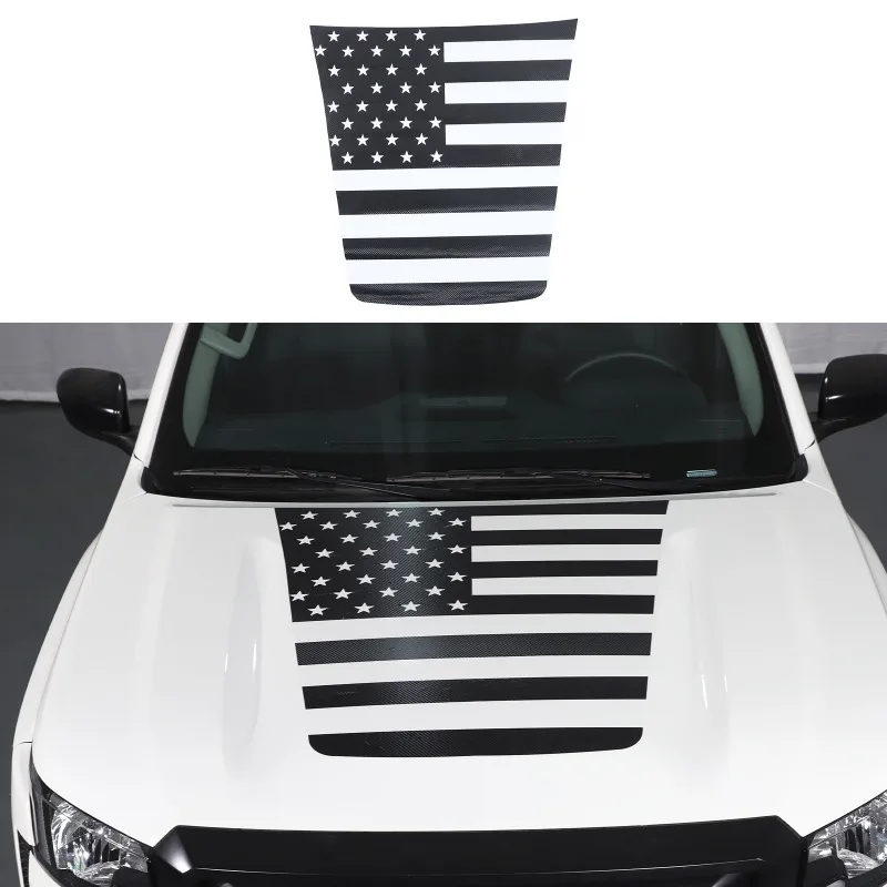 

PVC For 2022+ Nissan Frontier Hood Decals Engine Hood Decorative Stickers Trim Car Accessories