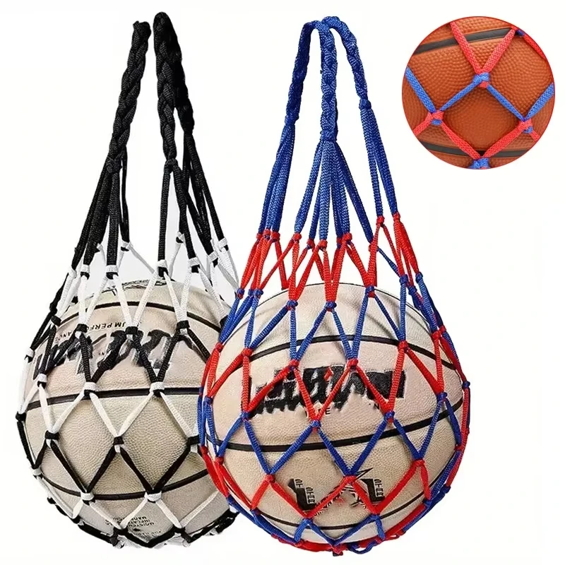Basketball Football Net Bag Thick Woven Net Basketball Storage Durable Nylon Training Net Bag for All Kinds of Balls