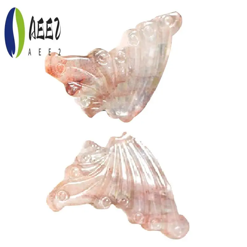 

AEE2-Elegant Natural Crystal Butterfly Wing Ornament Wedding Favor Souvenir Rebirth Transform Symbolic Healing Gemstone