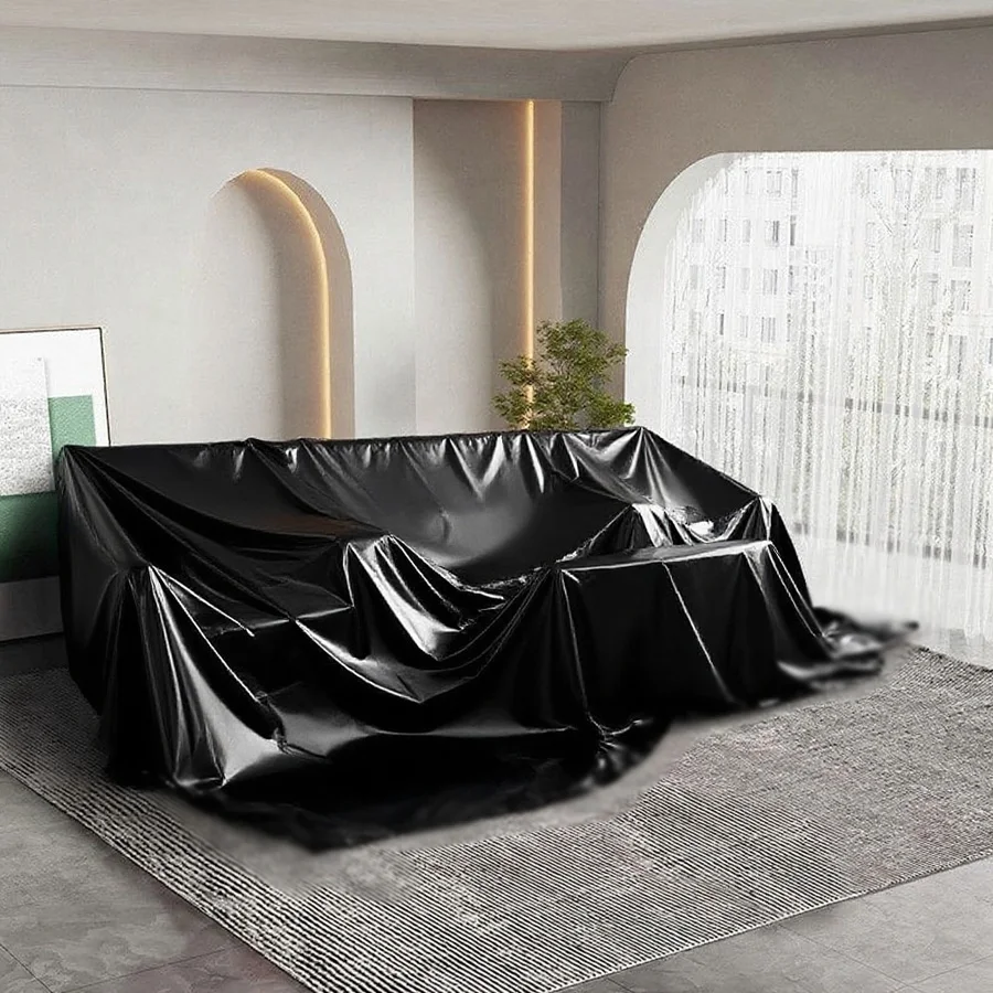 PVC Waterproof Universal Cover Cloth With No Holes or Edges Perfect for Dust and Dust Cover in Multiple Home Scenarios