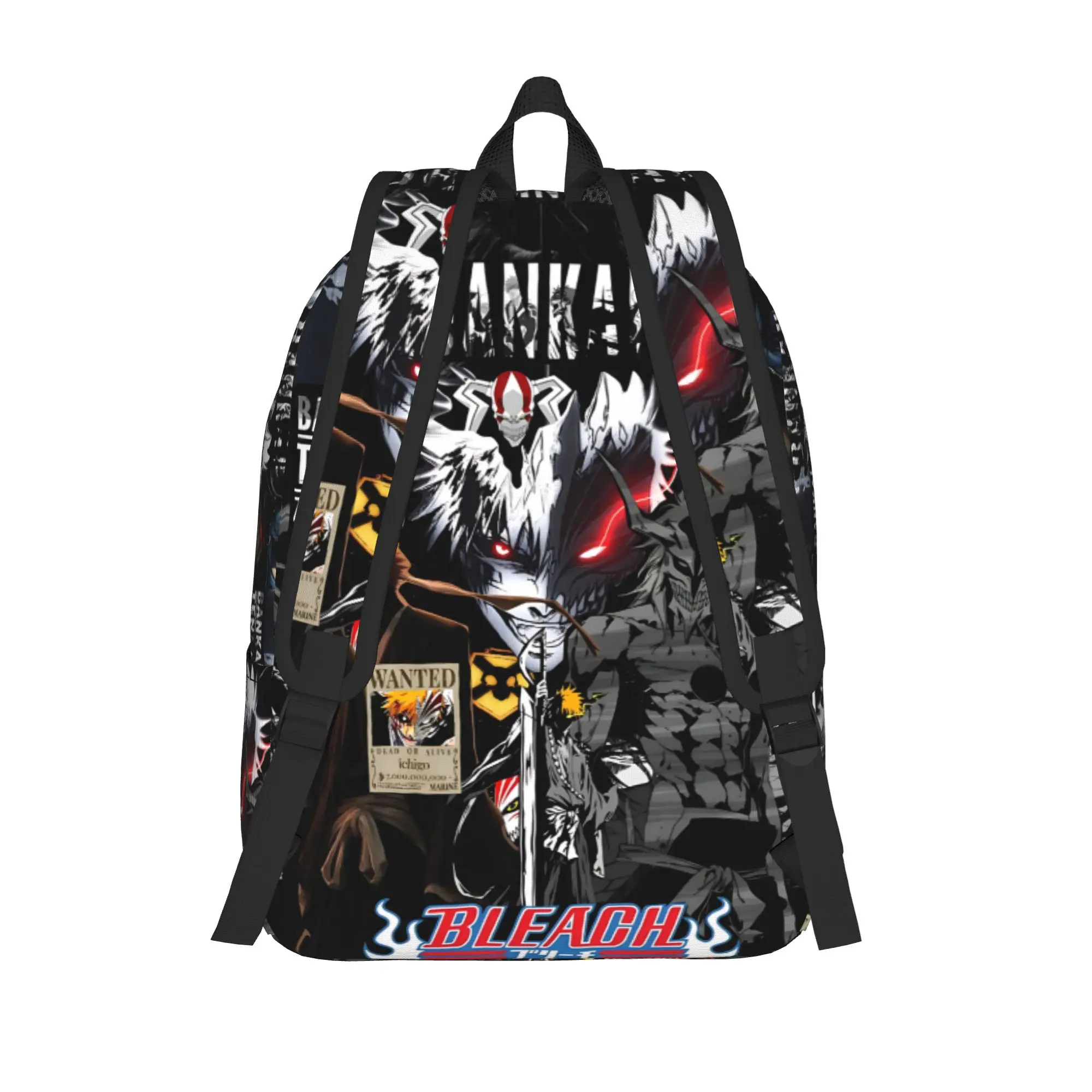 Fashion Anime Bleach Ichigo Backpack  Mochilas Light Camping Sturdy Shoulder Rucksack